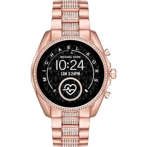 michael kors smartwatch rose|mk watch rose gold smartwatch.